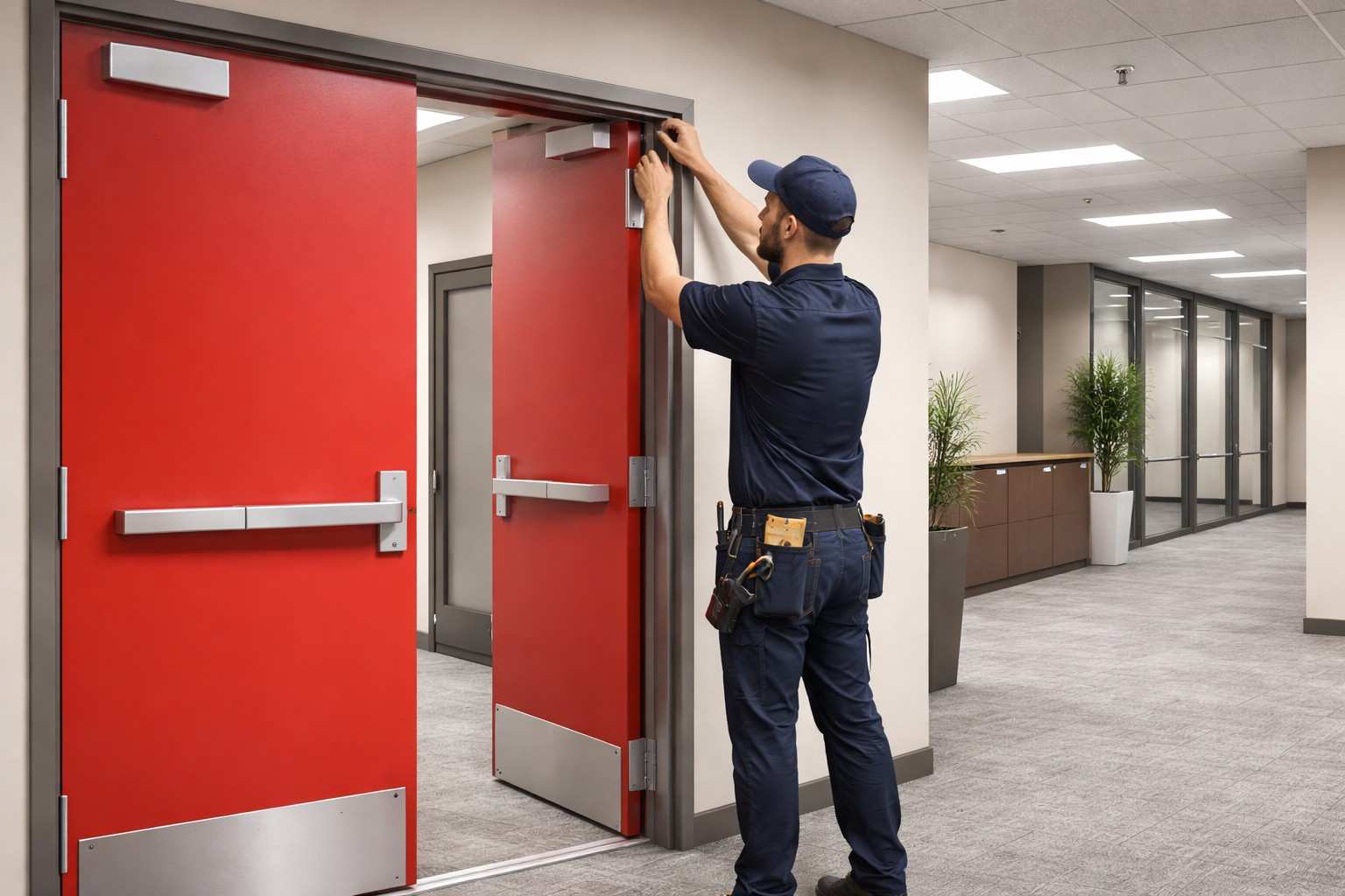 Fire-Rated Door Installation